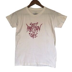 Women's Fruit of the Loom Keep Abortion Safe Fitted Baby Tee